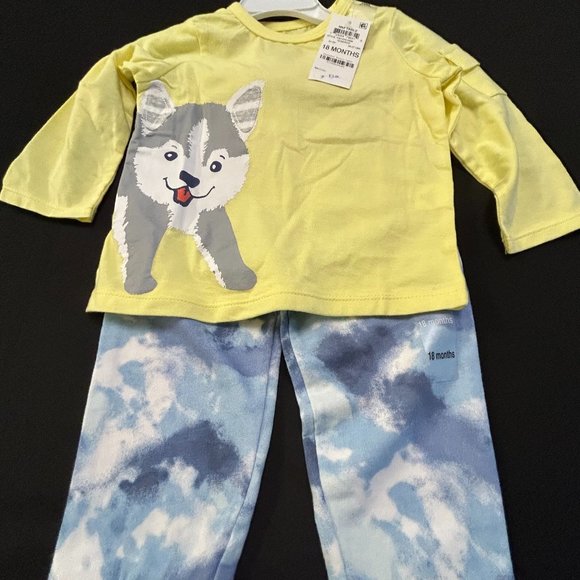 FIRST IMPRESSIONS UNISEX JOGGER AND TOP 2-PC SET - Picture 1 of 10